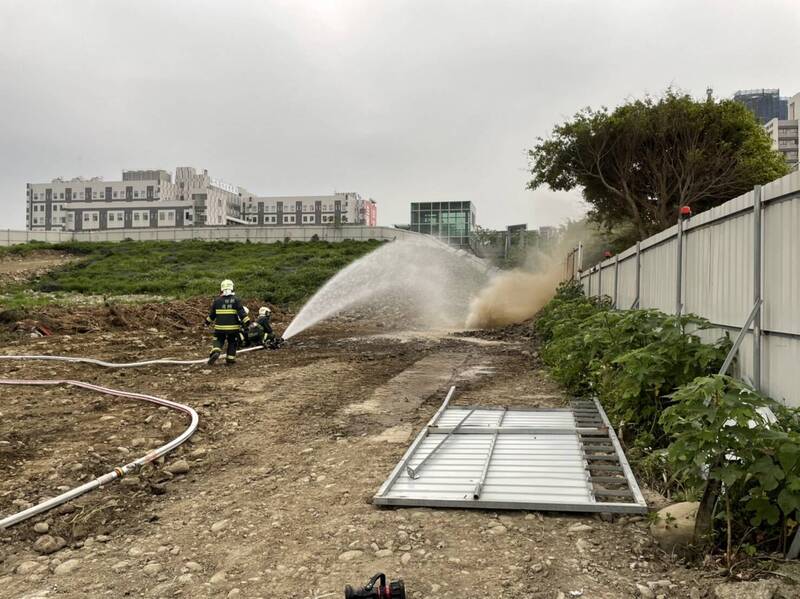 竹北生醫園區瓦斯外洩, 停氣搶修晚間近10點恢復供氣。 的代表圖